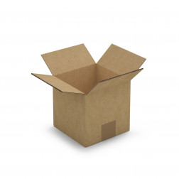 Caisse carton brune double cannelure RAJA 35x35x35 cm