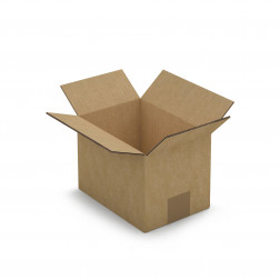 Caisse carton brune double cannelure RAJA 35x35x35 cm