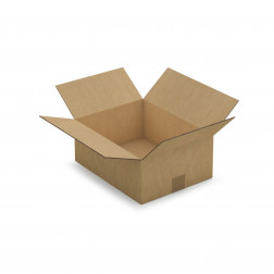 Caisse carton brune double cannelure RAJA 35x35x35 cm