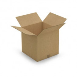 Caisse carton brune double cannelure RAJA 40x40x40 cm