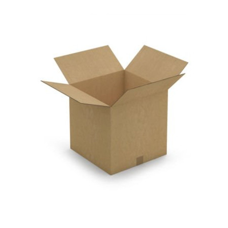 Caisse carton brune double cannelure RAJA 40x40x40 cm