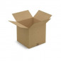 Caisse carton brune simple cannelure RAJA 40x40x40 cm