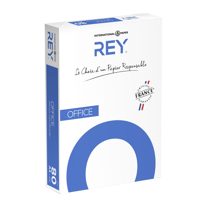 PAPIER A4 BLANC 80 G REY OFFICE - RAMETTE DE 500 FEUILLES