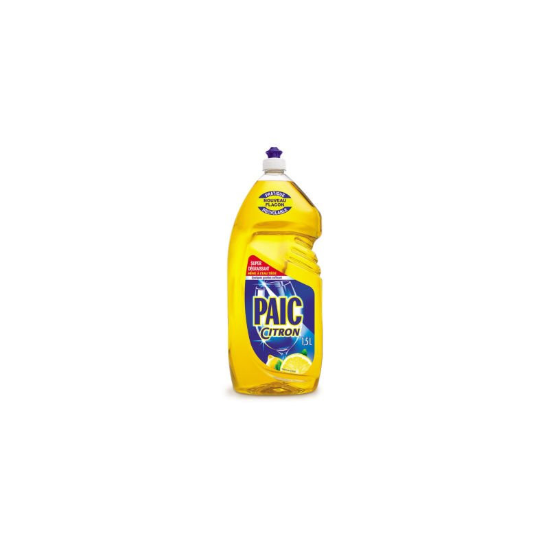 Liquide vaisselle flacon PAIC citron 1,5l