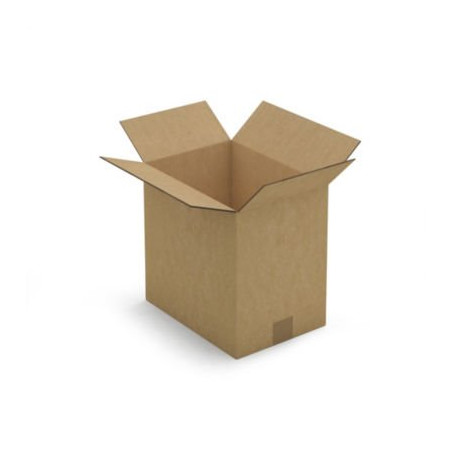 Caisse carton brune double cannelure RAJA 31x22x30 cm