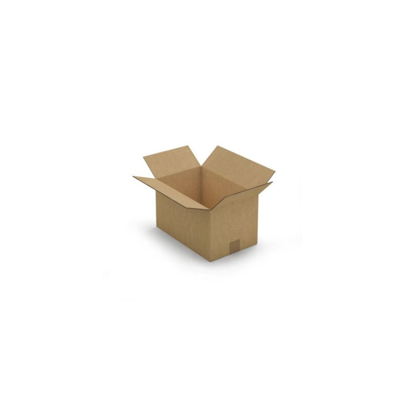 Caisse carton brune double cannelure RAJA 35x22x20 cm