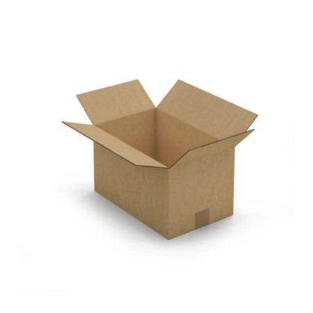 Caisse carton brune double cannelure RAJA 35x22x20 cm