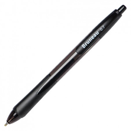 STYLO ROLLER BRUNEAU ENCRE GEL RÉTRACTABLE POINTE 0,7 MM - ÉCRITURE MOYENNE