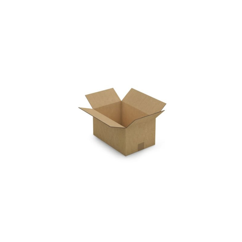 Caisse carton brune double cannelure RAJA 35x23x25 cm