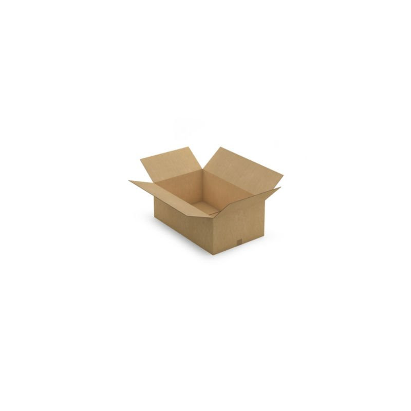 Caisse carton brune double cannelure RAJA 80x50x30 cm