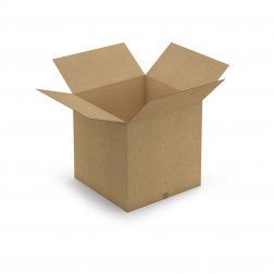 Caisse carton brune double cannelure RAJA 80x50x30 cm