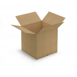 Caisse carton brune double cannelure RAJA 80x50x30 cm