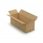 Caisse carton brune double cannelure RAJA 80x50x30 cm