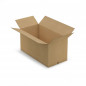 Caisse carton brune double cannelure RAJA 80x50x30 cm