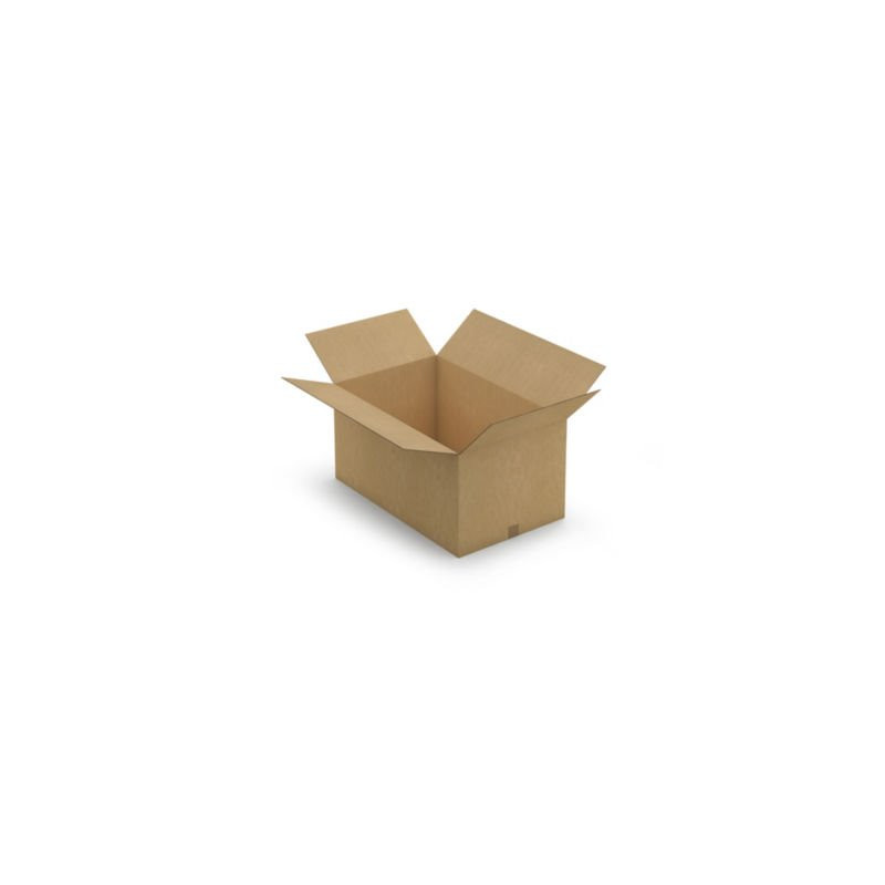 Caisse carton brune double cannelure RAJA 80x50x40 cm