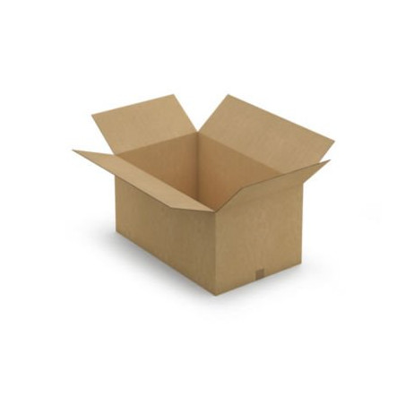 Caisse carton brune double cannelure RAJA 80x50x40 cm