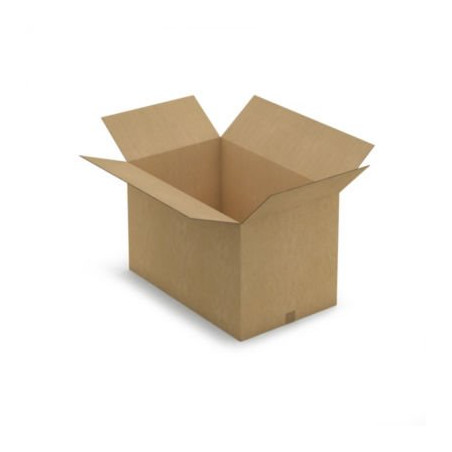 Caisse carton brune double cannelure RAJA 80x50x50 cm