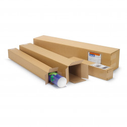 Caisse carton longue simple cannelure RAJA 50x10x10 cm