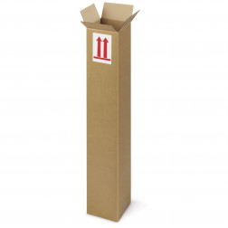 Caisse carton longue simple cannelure RAJA 50x15x15 cm