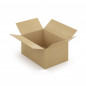 Caisse carton brune simple cannelure RAJA 52x25x8 cm