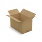 Caisse carton brune simple cannelure RAJA 50x30x30 cm