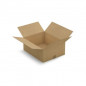 Caisse carton brune simple cannelure RAJA 50x40x20 cm