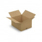 Caisse carton brune simple cannelure RAJA 50x40x25 cm