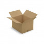 Caisse carton brune simple cannelure RAJA 50x40x30 cm