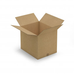 Caisse carton brune double cannelure RAJA 50x30x20 cm