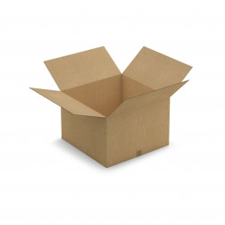 Caisse carton brune double cannelure RAJA 50x30x20 cm