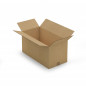 Caisse carton brune double cannelure RAJA 50x33x25 cm