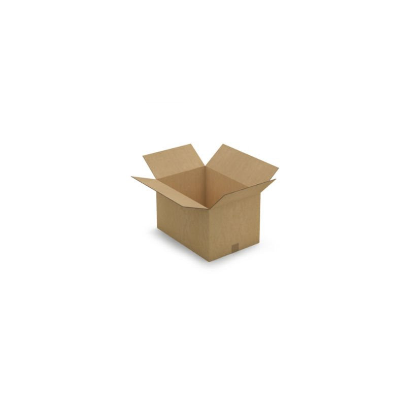 Caisse carton brune double cannelure RAJA 50x35x30 cm