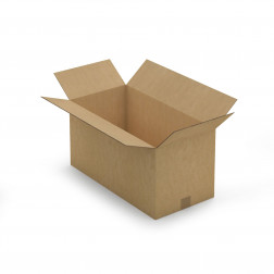 Caisse carton brune double cannelure RAJA 50x35x30 cm