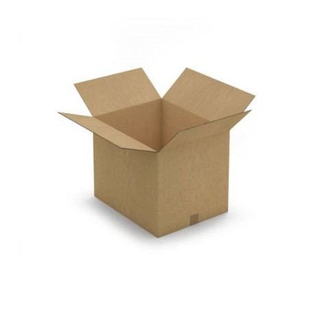 Caisse carton brune double cannelure RAJA 50x40x40 cm