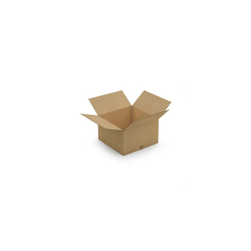 Caisse carton brune double cannelure RAJA 50x50x30 cm