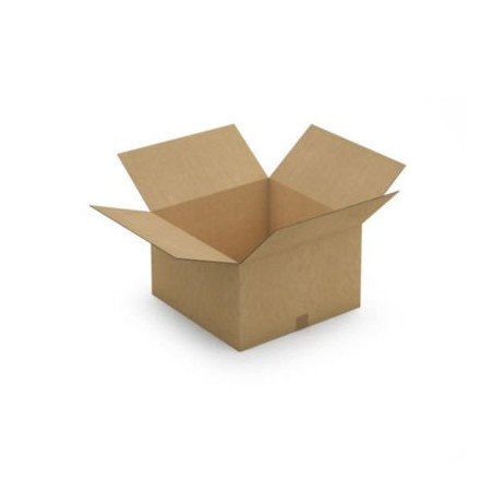 Caisse carton brune double cannelure RAJA 50x50x30 cm