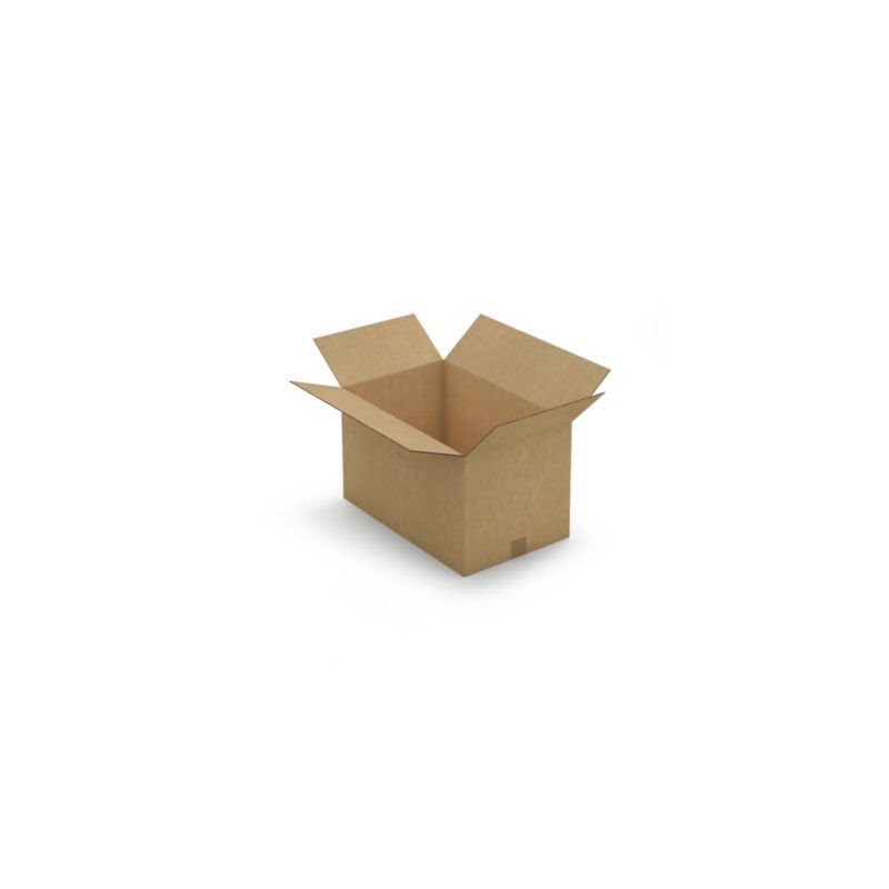 Caisse carton brune double cannelure RAJA 54x34x32 cm