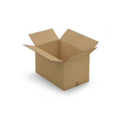 Caisse carton brune double cannelure RAJA 54x34x32 cm