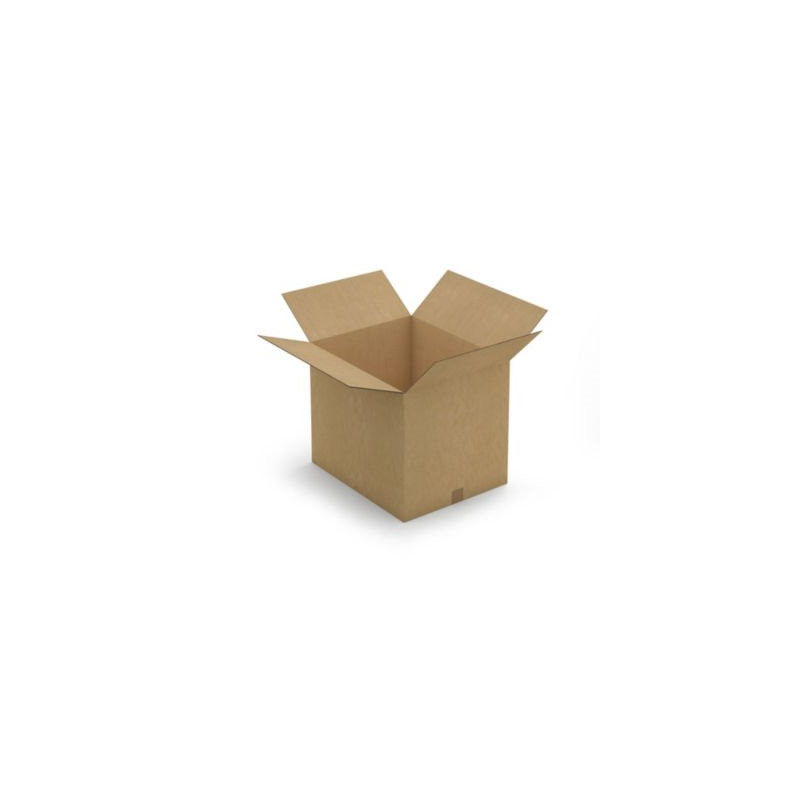 Caisse carton brune double cannelure RAJA 54x44x45 cm