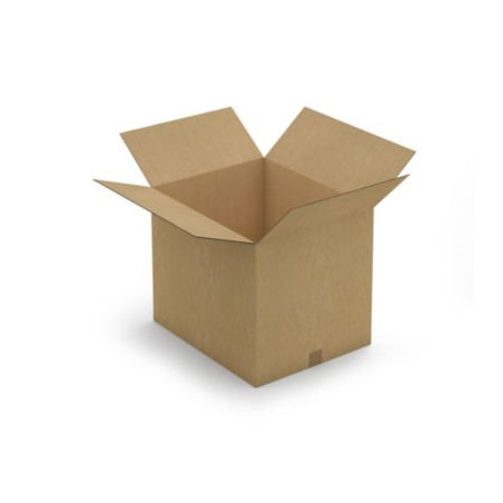 Caisse carton brune double cannelure RAJA 54x44x45 cm