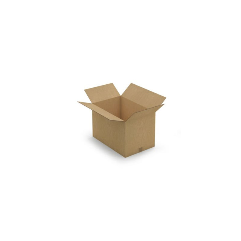 Caisse carton brune double cannelure RAJA 58x38x38 cm