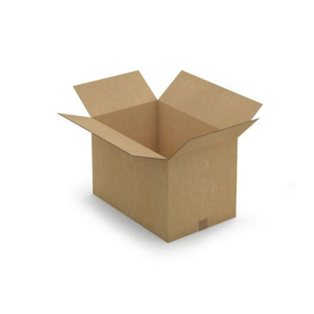 Caisse carton brune double cannelure RAJA 58x38x38 cm