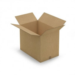 Caisse carton brune double cannelure RAJA 58x38x45 cm