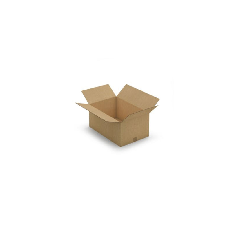 Caisse carton brune double cannelure RAJA 58x38x27 cm