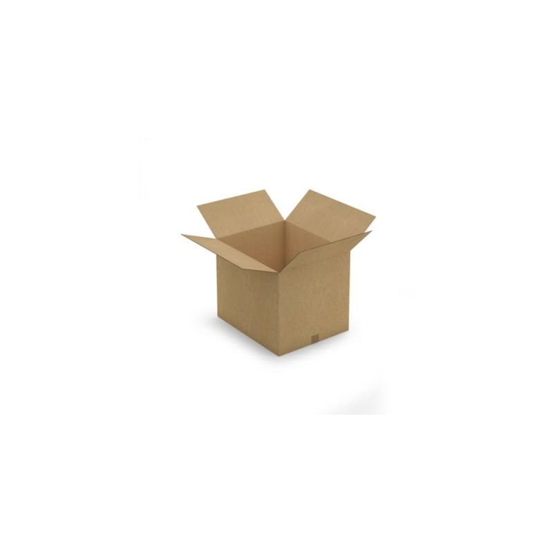 Caisse carton brune double cannelure RAJA 58x48x47 cm