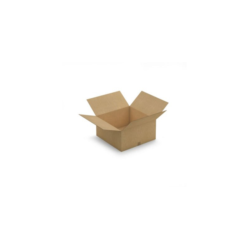 Caisse carton brune double cannelure RAJA 60x60x30 cm