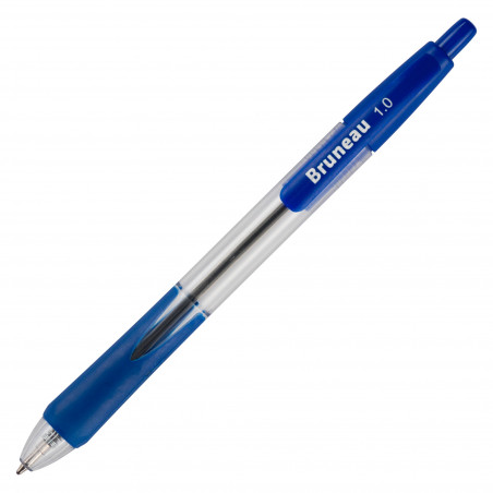 STYLO BILLE BRUNEAU RÉTRACTABLE POINTE 1 MM - ÉCRITURE MOYENNE