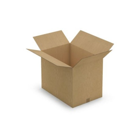 Caisse carton brune double cannelure RAJA 65x45x50 cm