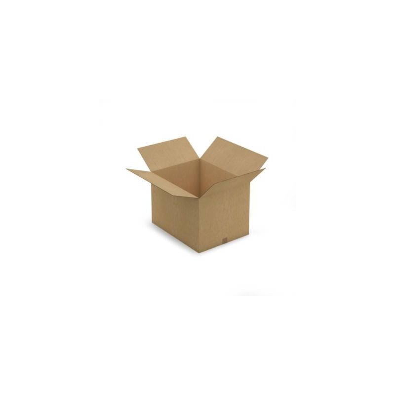 Caisse carton brune double cannelure RAJA 65x50x45 cm