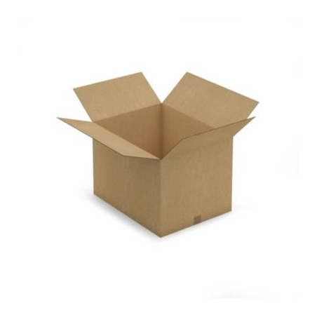 Caisse carton brune double cannelure RAJA 65x50x45 cm